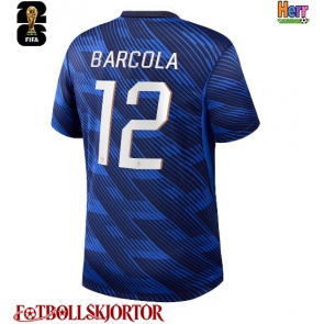 Frankrike Bradley Barcola #12 Hemmatröja VM 2026 Kortärmad